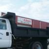 Spray Lined Exterior of Dump Truck